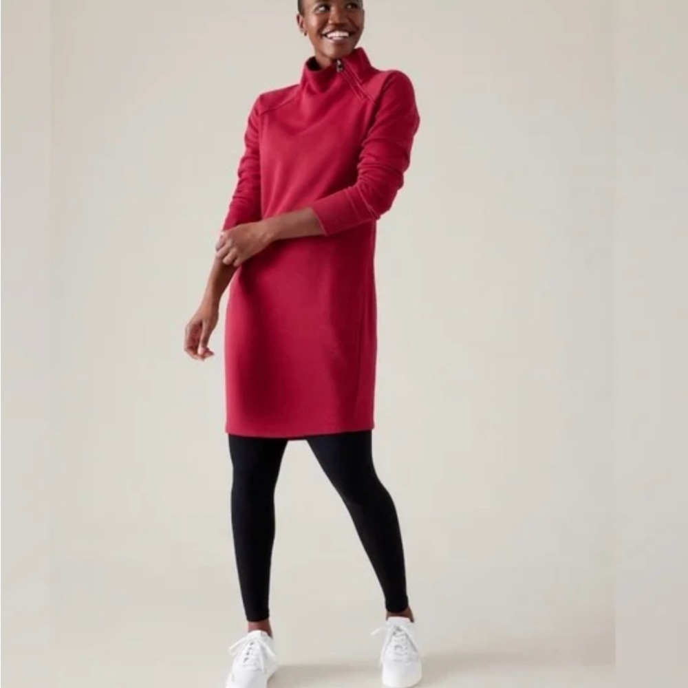 Red ATHLETA Cozy Karma Dress